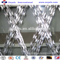 2015 good quality pvc wire/ security barb razor wire mesh/single blade razo